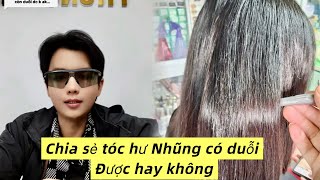 Share damaged hair can be straightened or not #trungmaster #hair #hairstyle #zalo0987897605