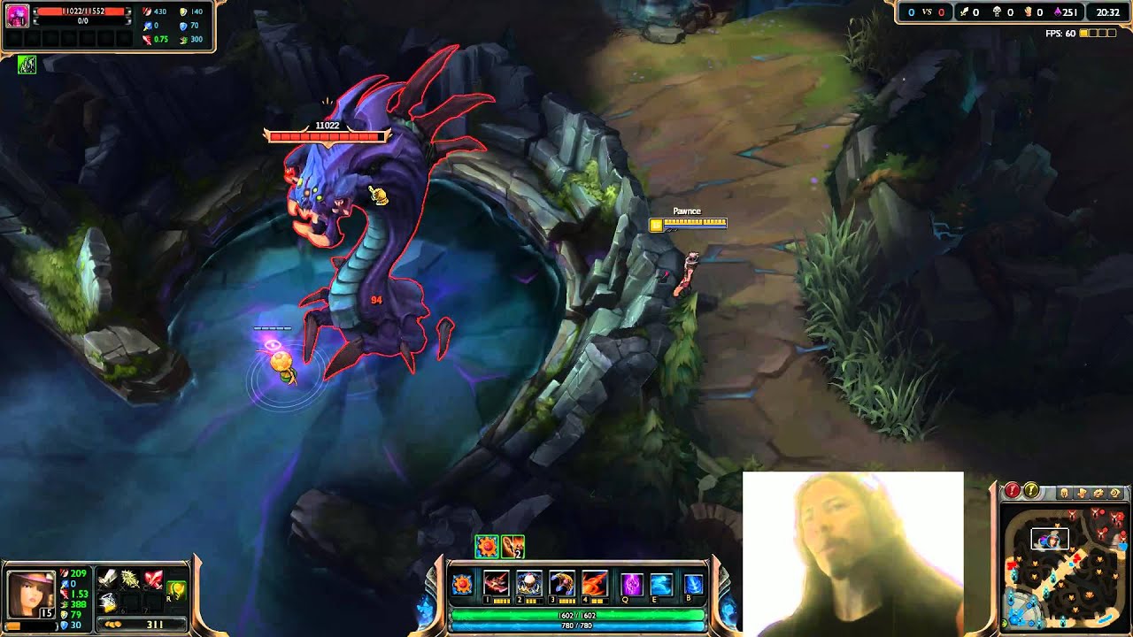 Liên Minh Huyền Thoại: Baron hiền vãi không thèm đánh lại luôn :v