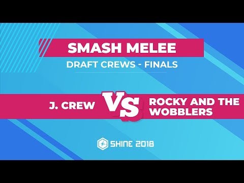J. Crew vs Rocky and the wobblers - Melee Draft Crews: Grand Finals - Shine 2018