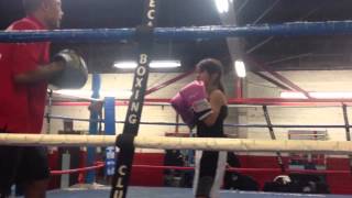 Azteca boxing gym Hailey g training