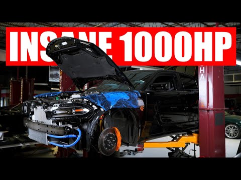 INSANE 1000HP Widebody Hellcat Charger Giveaway Build pt.3