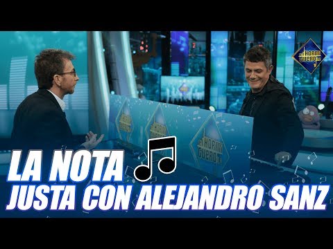 Pablo Motos y Alejandro Sanz juegan a la nota justa - El Hormiguero
