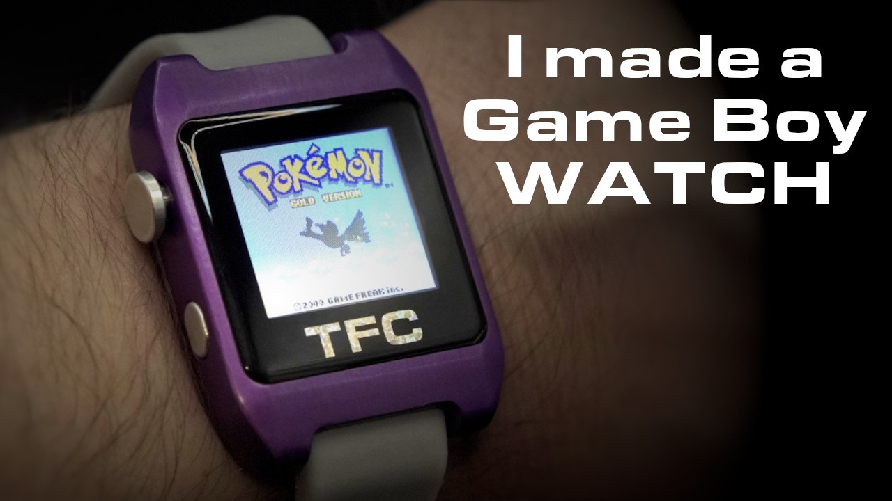 I turned the Game Boy Color into a WATCH - YouTube