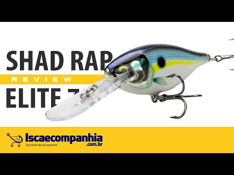 Vídeo Isca Rapala Shad Rap Elite 75 - SRE75