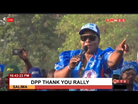 WHAT'S HAPPENING HERE IN THE CENTRAL REGION ALFRED GANGATA CONDUCTS A THANK YOU MEETING IN SALIMA