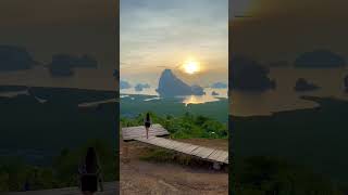 BEST viewpoint of Phang Nga Bay in Thailand! #thailand #phangngabay