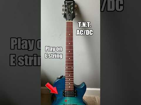 How to play T.N.T. by AC/DC 🎸#shorts #guitar #tutorial #electricguitar #acdc #tnt