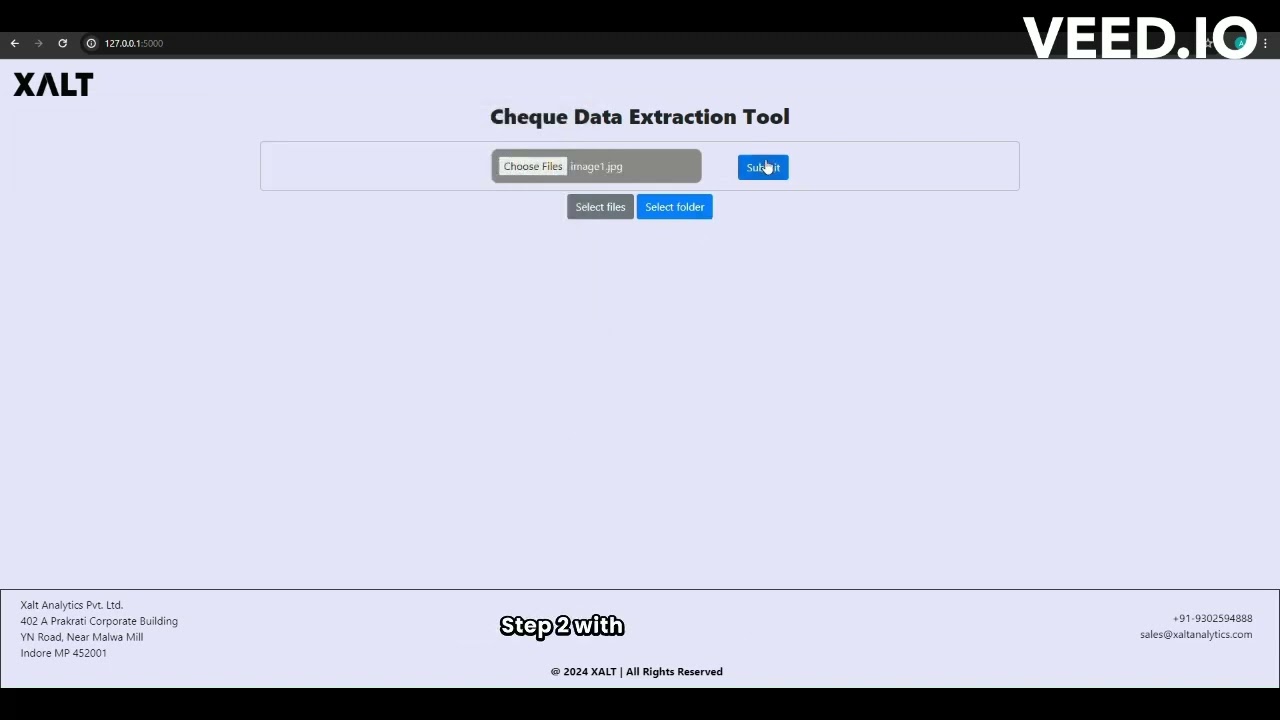 Bank Cheque Data Extraction Tool Demo