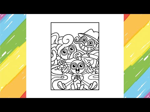 Long Legs Family Reunion Coloring Pages / Mommy Long Legs Coloring/Elektronomia-Collide[NCS Release]