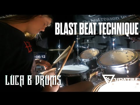 MY BLAST BEAT TECHNIQUE: LUCA B DRUMS