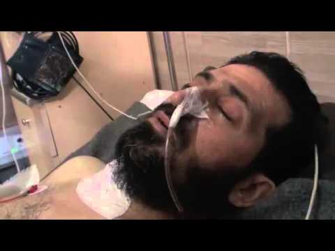 تقرير تلفزيوني لقناة أهل الغوطة عن محاولة اغتيال عدد من القواد العسكريين في الغوطة الشرقية ومن بينهم الشيخ أبي ثابت الخرقي الذي ألقى كلمة تحدث فيها عن تنظيم داعش وكيف تم استهدافه