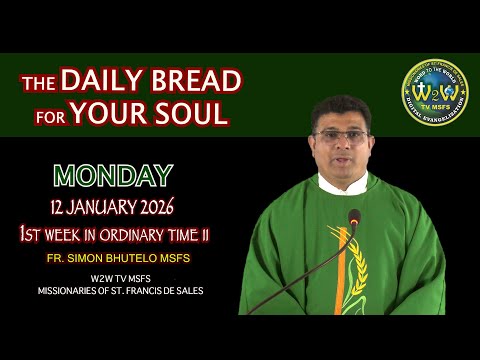 HOMILY | 12 JANUARY 2026 | 1ST WEEK IN ORDINARY TIME II by Fr Simon #homilytoday #dailysermons