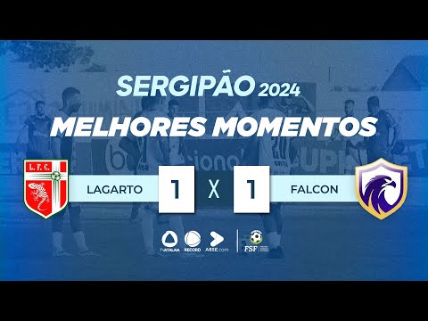 MELHORES MOMENTOS DE LAGARTO X FALCON - CAMPEONATO SERGIPANO 2024 - TV ATALAIA - 20/01/2024