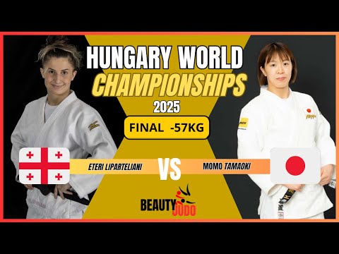 🏆 Finale -57 kg Eteri LIPARTELIANI (GEO) gegen Momo TAMAOKI (JPN) Weltmeisterschaft 2025 Ungarn 🏆