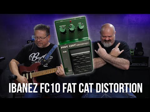 Ibanez FC10 Fat Cat distortion overdrive pedal rat rare with manual beautiful image 10