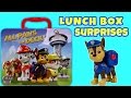 Unboxing Paw Patrol Lunch Box Toys Suprises