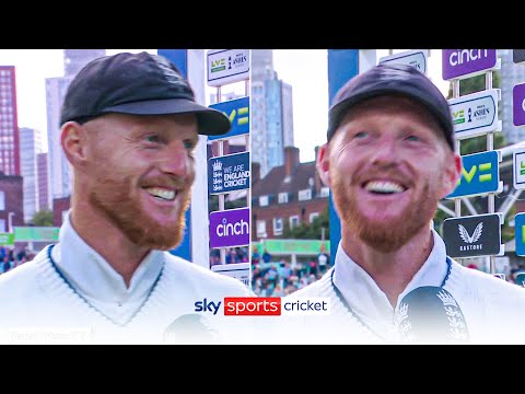 Ben Stokes reacts to winning final Ashes Test and drawing series!