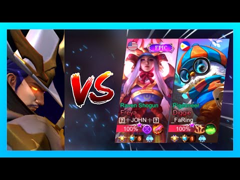 EnemyKiller Vs Top Pro Supreme Freya And Diggie | MLBB