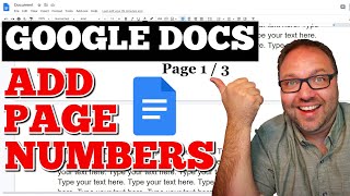 How to Add Page Numbers in Google Docs | Easy!