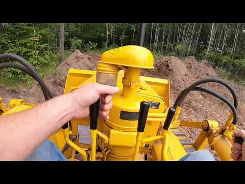 Caterpillar D2 - How To Drive a D2 Part 2: Driving And Dozing Demonstration