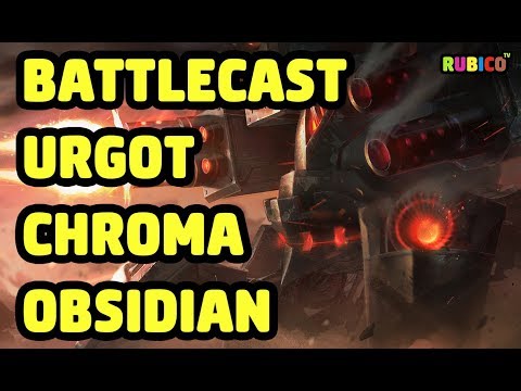 BATTLECAST URGOT CHROMA OBSIDIAN SKIN SPOTLIGHT - LEAGUE OF LEGENDS