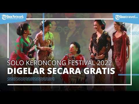 Solo Keroncong Festival 2022 Digelar 24-25 Juli 2022, Gratis dan Ada Penampilan Delegasi Luar Negeri