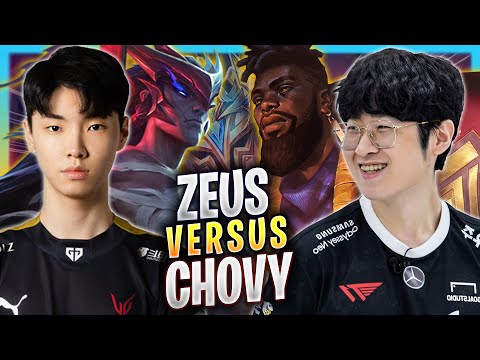 ZEUS vs CHOVY! - T1 Zeus Plays K'sante TOP vs GEN Chovy Yone! | Bootcamp 2023