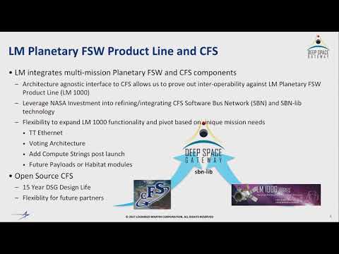Day 1 - Lockheed Martin Planetary FSW Product Line and CFS - Matt Goman