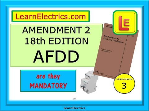 AMENDMENT 2 - 18th EDITION – AFDD – VIDEO SHORTS No. 3