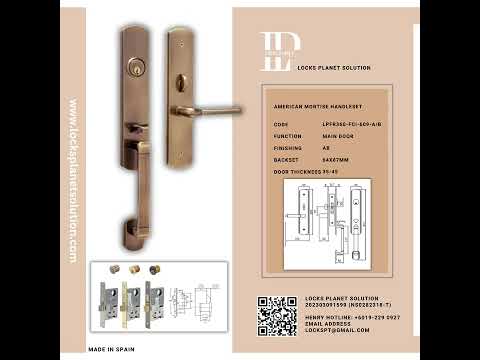 AMERICAN MORTISE HANDLESET MADE IN SPAIN