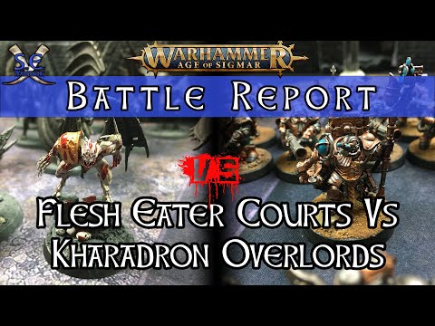 Age of Sigmar Battle Report! Flesh Eater Courts vs Kharadron Overlords!
