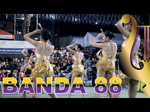 Majorette Exhibition Banda 88 Sta. Maria Bulacan | Serenata Alay kay Maria | Sta. Maria Town Fiesta