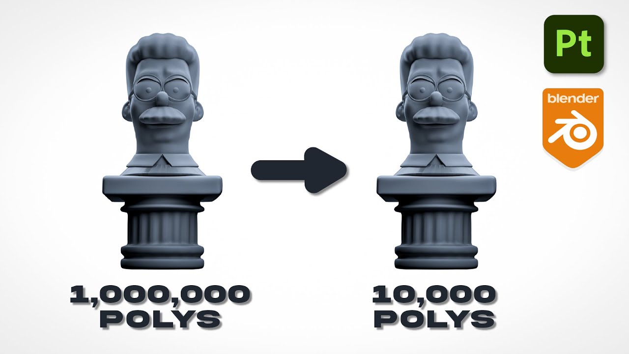 Bake Normal Maps in Substance Painter! | Optimize High Poly Models