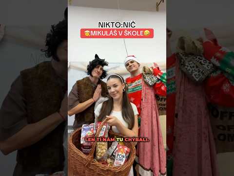 Na SVÄTÉHO MIKULÁŠA🎅hromada PÍSOMIEK📝sa na nás ZNÁŠA🫠😆mixit🍫 #czsk #sranda #vtip #škola
