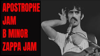 Apostrophe Jam: Live Frank Zappa Style Guitar Backing Track [B Minor - 86 bpm]