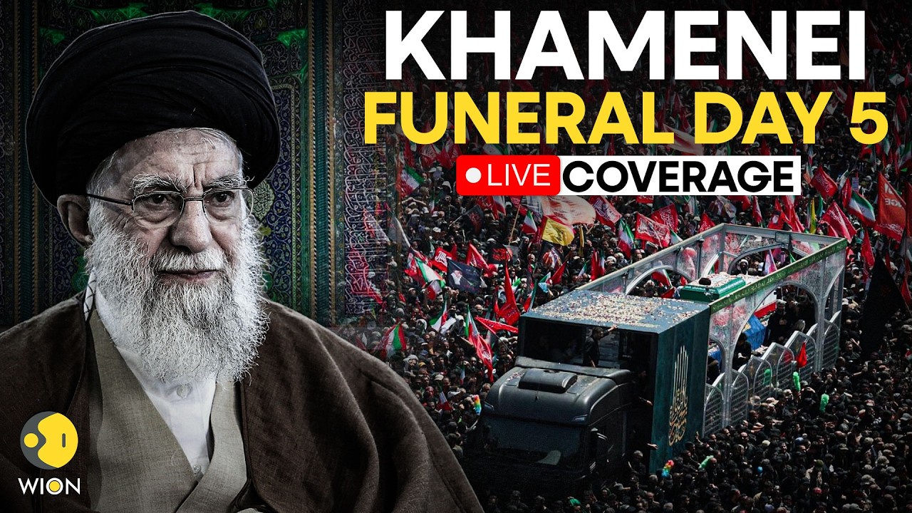 Khamenei Funeral LIVE: Millions Flood Iraq's Najaf & Karbala For Slain Supreme Leader Final Farewell