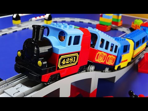 Lego Duplo train ☆ I played with many toy locomotives!