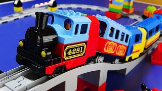 Download lagu Lego Duplo train ☆ I played with many toy locomotives! mp3