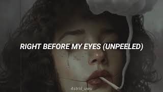 Right Before My Eyes (Unpeeled) - Cage The Elephant [sub español]