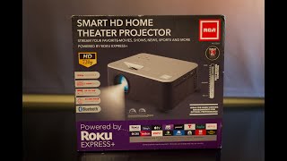 RCA Smart HD Home Theater Projector with Roku