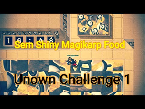 PxG Do 8 ao 300 #26 - Como fazer o Unown Challenge 1 Sem o Shiny Magikarp Food!