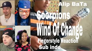 Download lagu Alip BaTa ' Wind Of Change - Scorpions Fingerstyle Reaction Subtitle Indo mp3