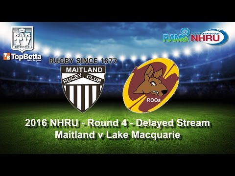 2016 NHRU - Round 4 Delayed Stream - Maitland v Lake Macquarie