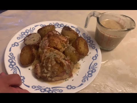 Chicken vesuvio recipe | How to make Chicken vesuvio recipe.