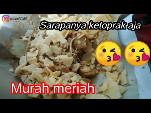 Sarapan pagi sebelum aktivitas || makan ketoprak
