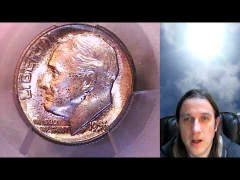 Selling my 1956 P Roosevelt Dime PCGS MS 66 40214386 Toned