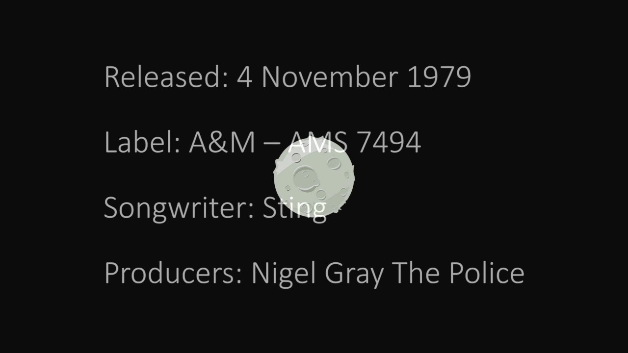 The Police   Walking on the Moon   Lyrics