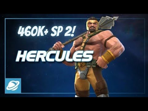 MCOC | 6 Star Rank 3 Hercules Gameplay - 460k Damage in 4 Seconds! (Max suicides+Boosts)