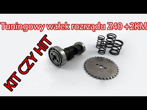 Tuningowy wałek rozrządu z40 - HIT CZY KIT - porównanie z seryjnym wałkiem rozrządu