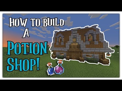 How to Build a Potion Shop in Minecraft | Minecraft Tutorial